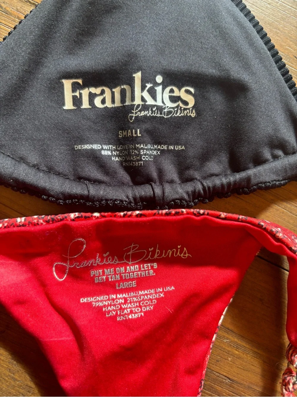 Frankie’s bikinis bandana print bikini set